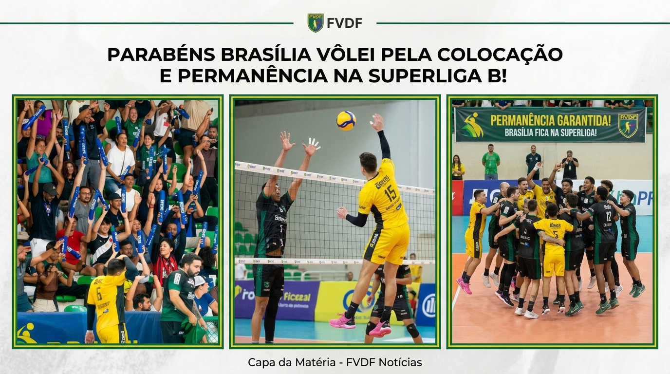 Brasília Vôlei chega às Semi da Super Liga “B”