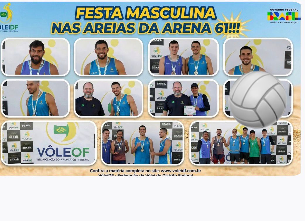 TEVE FESTA TAMBÉM NO MASCULINO