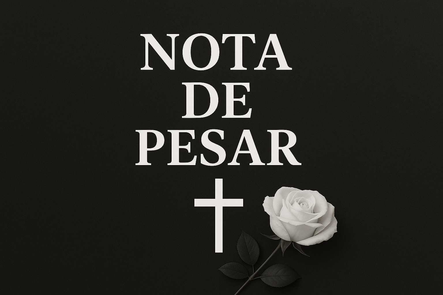 NOTA DE PESAR
